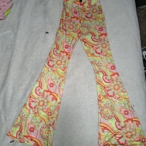 Hippie vibe bell bottom leggings